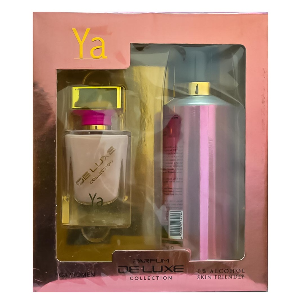 ديلوكس يا طقم زيرو% كحول - Deluxe Ya Set 0% AlCohol EDP-M (50ml+150ml)