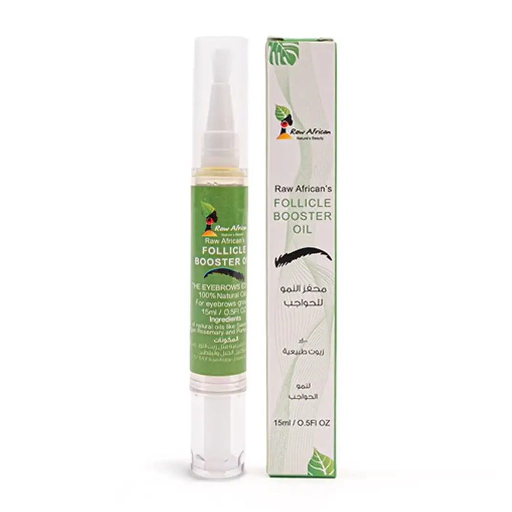 رو افريكان زيت فوليكل بوستر للحواجب  - Raw African Oil Follicle Booster Eyebrows (15ml)