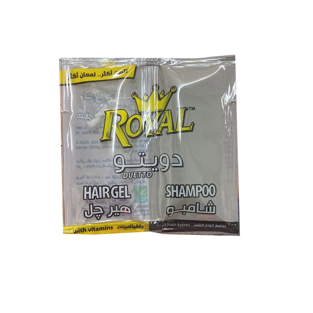 رويال دويتو شامبو&جل - Royal Duetto Shampoo&Gel (7ml+7ml, White)