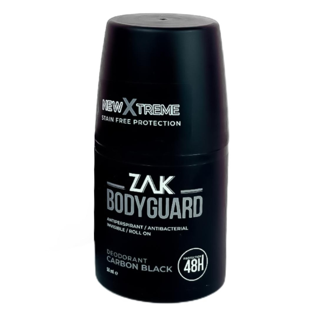 زاك رول اون رجالى - Zak Roll On Men (50ml, Carbon Black)