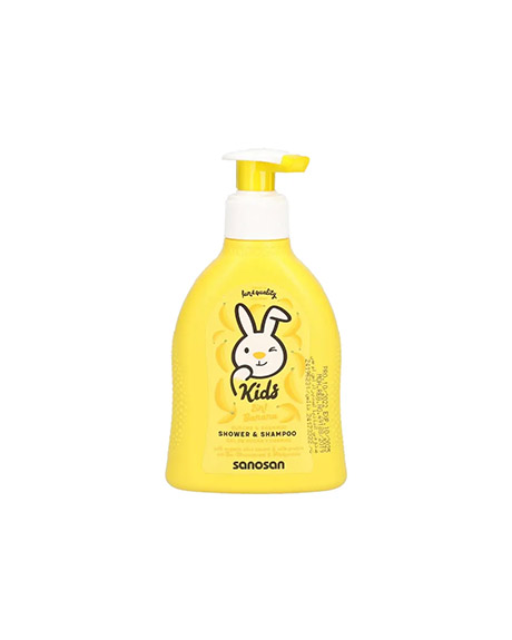 سانوسان شامبو&شاور - Sanosan Shampoo&Shower (200ml, Banana)