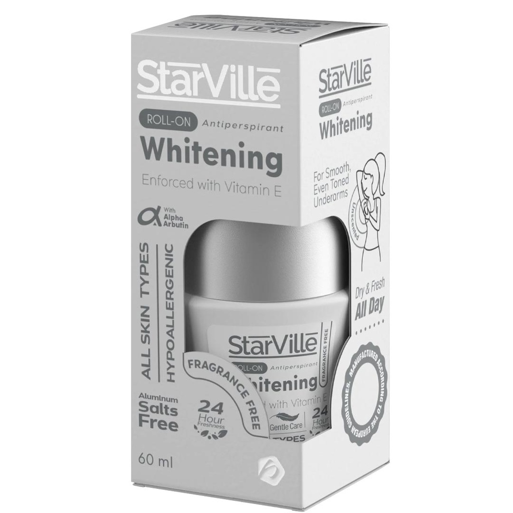 ستارفيل رول اون - StarVille Roll On (Woman, 60ml, fragrance Free)