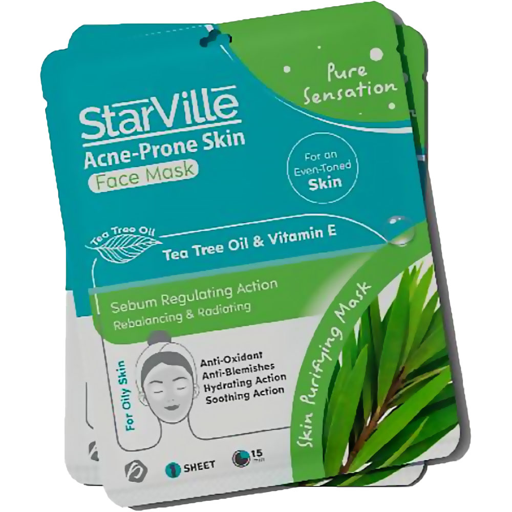 ستارفيل ماسك وجه - StarVille Face Mask Sheet (For Oily Skin)