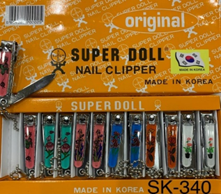 سوبر دول قصافة اظافر - Super Doll NAIL Clipper (can, No:SK-340)