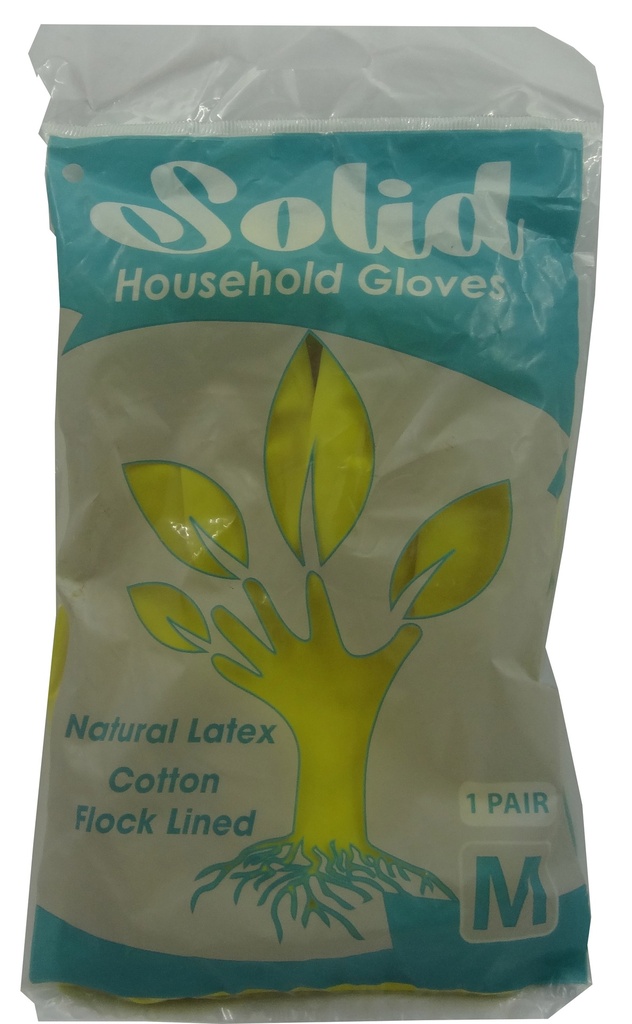 سوليد جوانتى منزلى - Solid Gloves House (M)