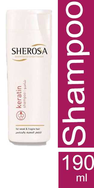 شيروزا شامبو - Sherosa Shampo (190ml, Keratin)