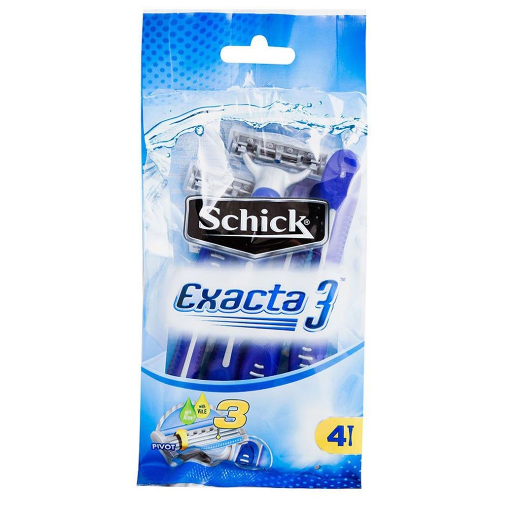 شيك اكزاكتا 3 - Schick Exacta 3 (Shaver, men, 4PC)