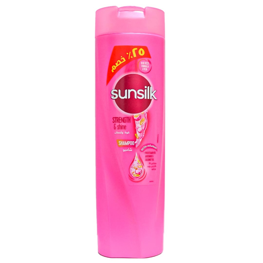 صانسيلك شامبو - Sunsilk Shampoo (360ml, Shine&Strength, discount 25%)