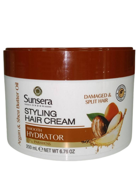 صن صيرا كريم شعر  - Sunsera Hair Cream (200ml, Argan&shea Butter)
