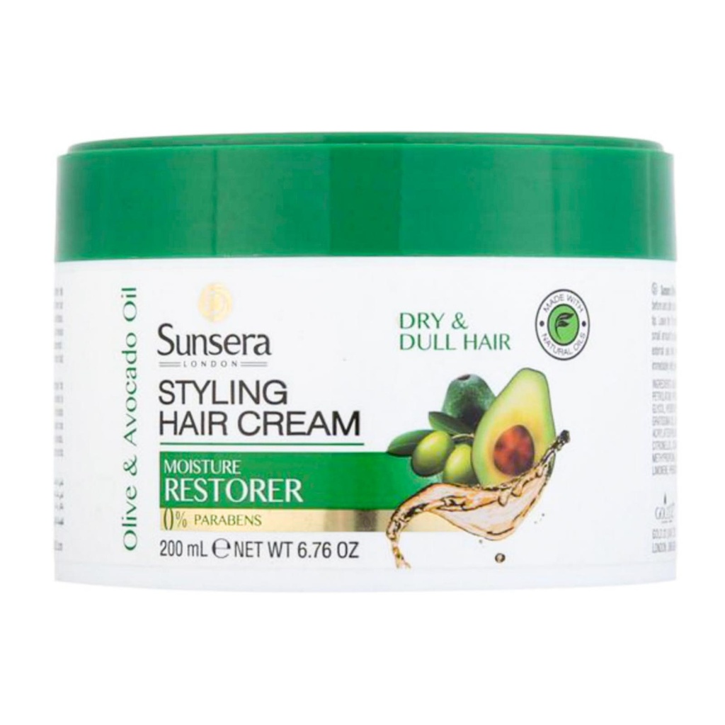 صن صيرا كريم شعر  - Sunsera Hair Cream (200ml, Olive&Avocado)
