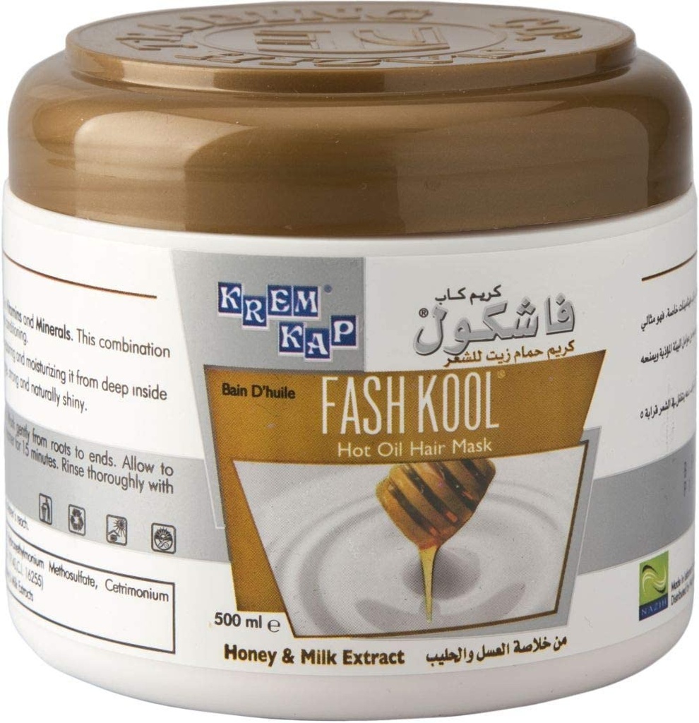 فاشكول حمام كريم - Fashkool Hair Mask (500ml, Milk&Honey)