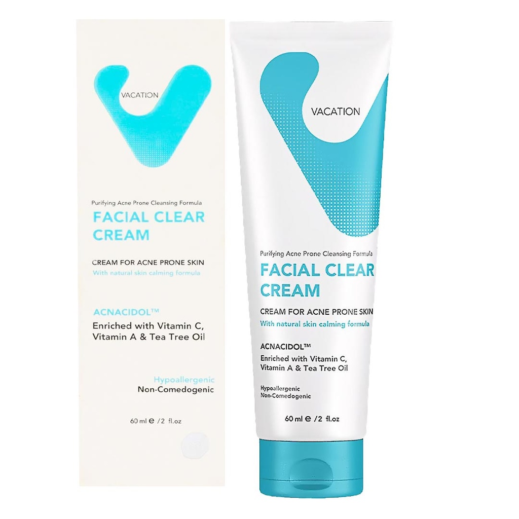 فاكيشن فاكيال كلير كريم - Vacation Facial Clear Cream (60ml)