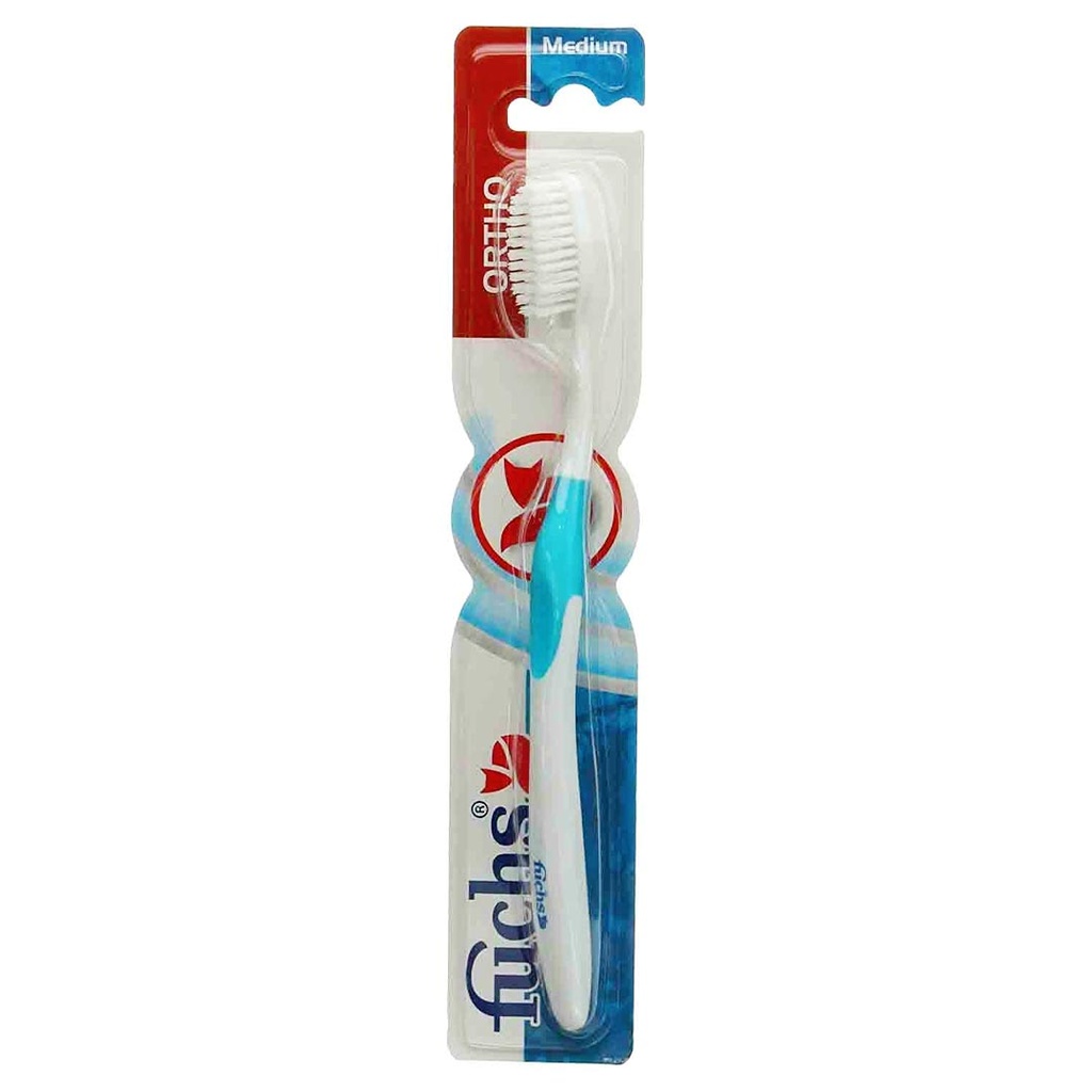 فوكس اورتو فرشاة اسنان - Fuchs Ortho Tooth Brush (No:02092, Med)