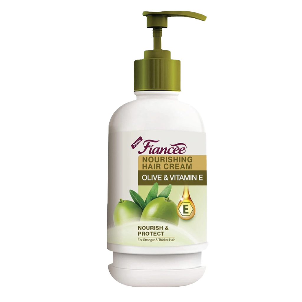 فيانسيه كريم بخاخ زيتون&فيتامين اى - Fiancee Cream Bumb Olive&Vitmain E (180ml, 33% Free)