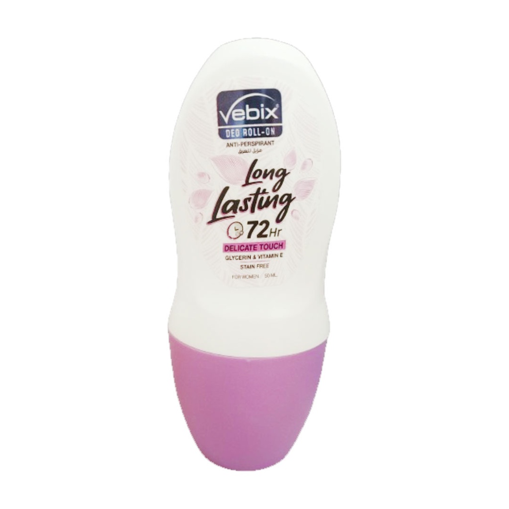 فيبكس رول اون ديليكات توتش نسائى - Vebix Roll On Delicate Touch Women (50ml)
