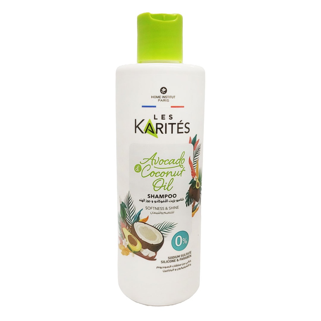 كاريتيه شامبو افوكادو و جوز هند - Karites Shampoo Avocado & Coconut (400ml)