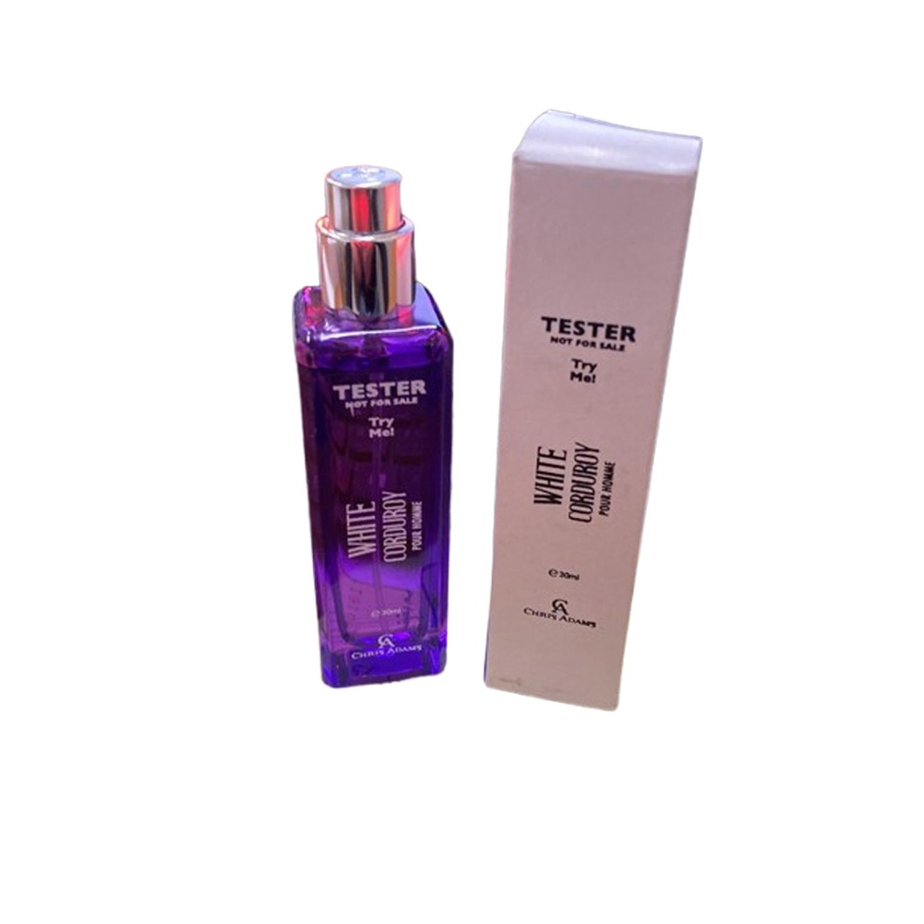كريس ادامس وايت كوردروى تستر - Chris Adams White Corduroy Tester EDP-M (30ml)