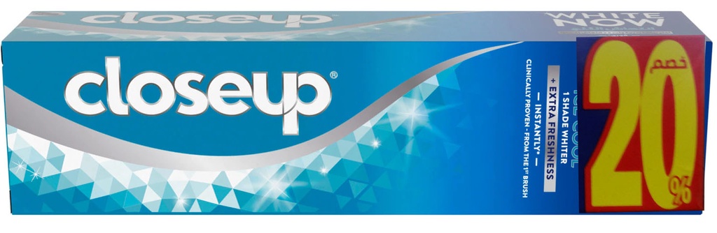 كلوس اب - Closeup (White Now, 75ml, Ice Cool, discount 20%)
