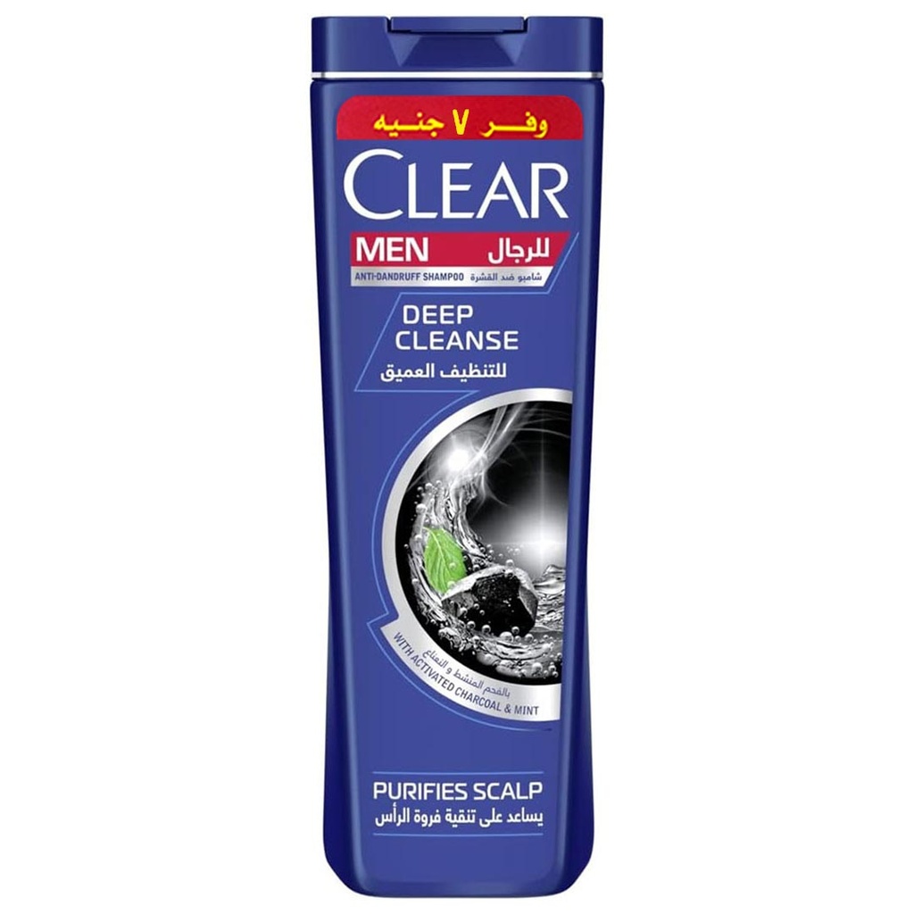 كلير شامبو - Clear Shampoo (men, 180ml, Deep cleaning, Offer 7 L.E)