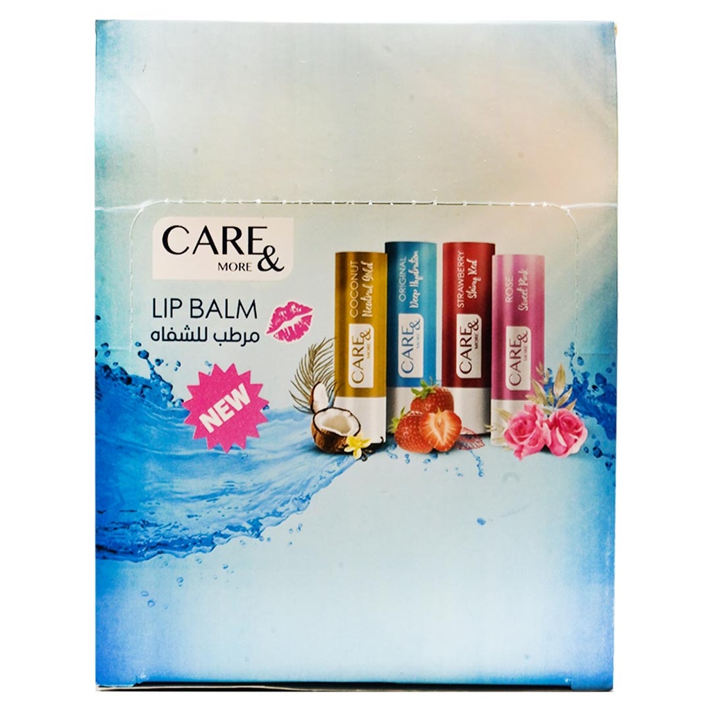 كير اند مور مرطب شفاه - Care & More Lip Care (4g, Coconut)