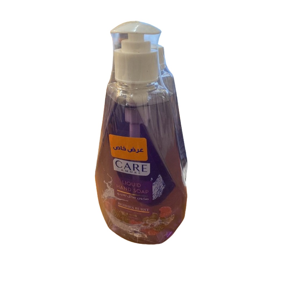 كير اند مور هاند ووش انتعاش التوت - Care & More Hand Wash Berries Burst (360ml, +1 special offer)