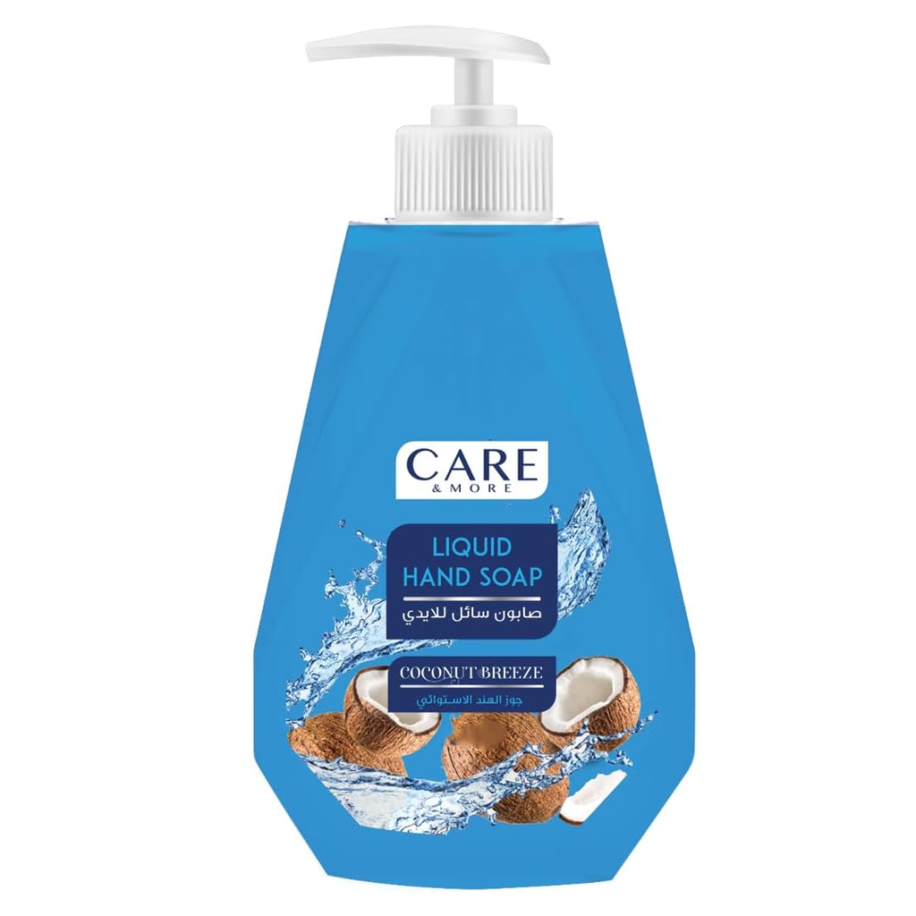 كير اند مور هاند ووش جوزالهند الاستوائى - Care & More Hand Wash Coconut Breeze (520ml)