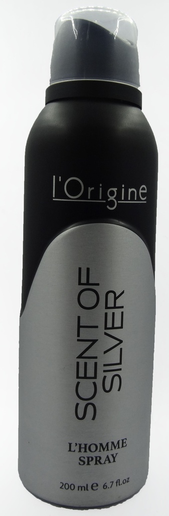 ل اورجين مزيل سبراى - L Origine Deodorant Spray (men, 200ml, Scent Of Silver)