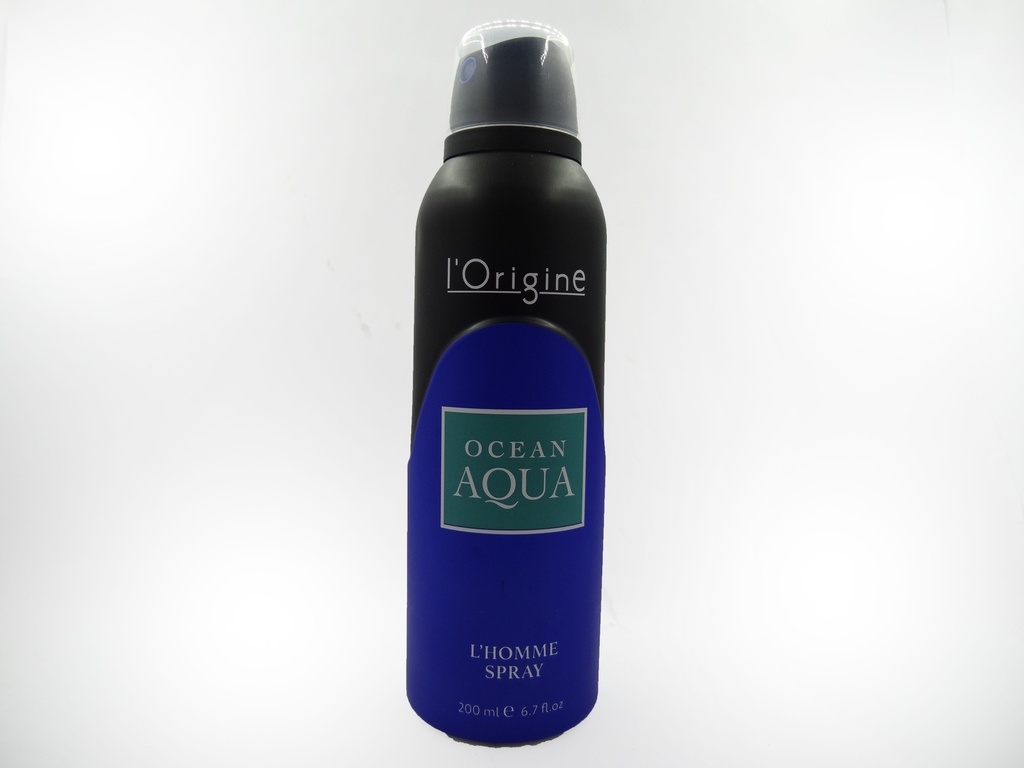 ل اورجين مزيل سبراى - L Origine Deodorant Spray (men, 200ml, Ocean Aqua)