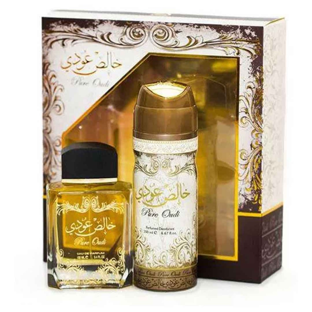 لطافة خالص عودى طقم - Lattafa Pure Oudi Set (100ml+200ml)