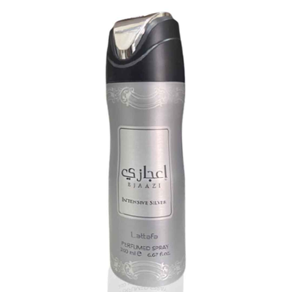 لطافة سبراى - Lattafa Spray (men, 200ml, Ejaazi Intensive Silver)