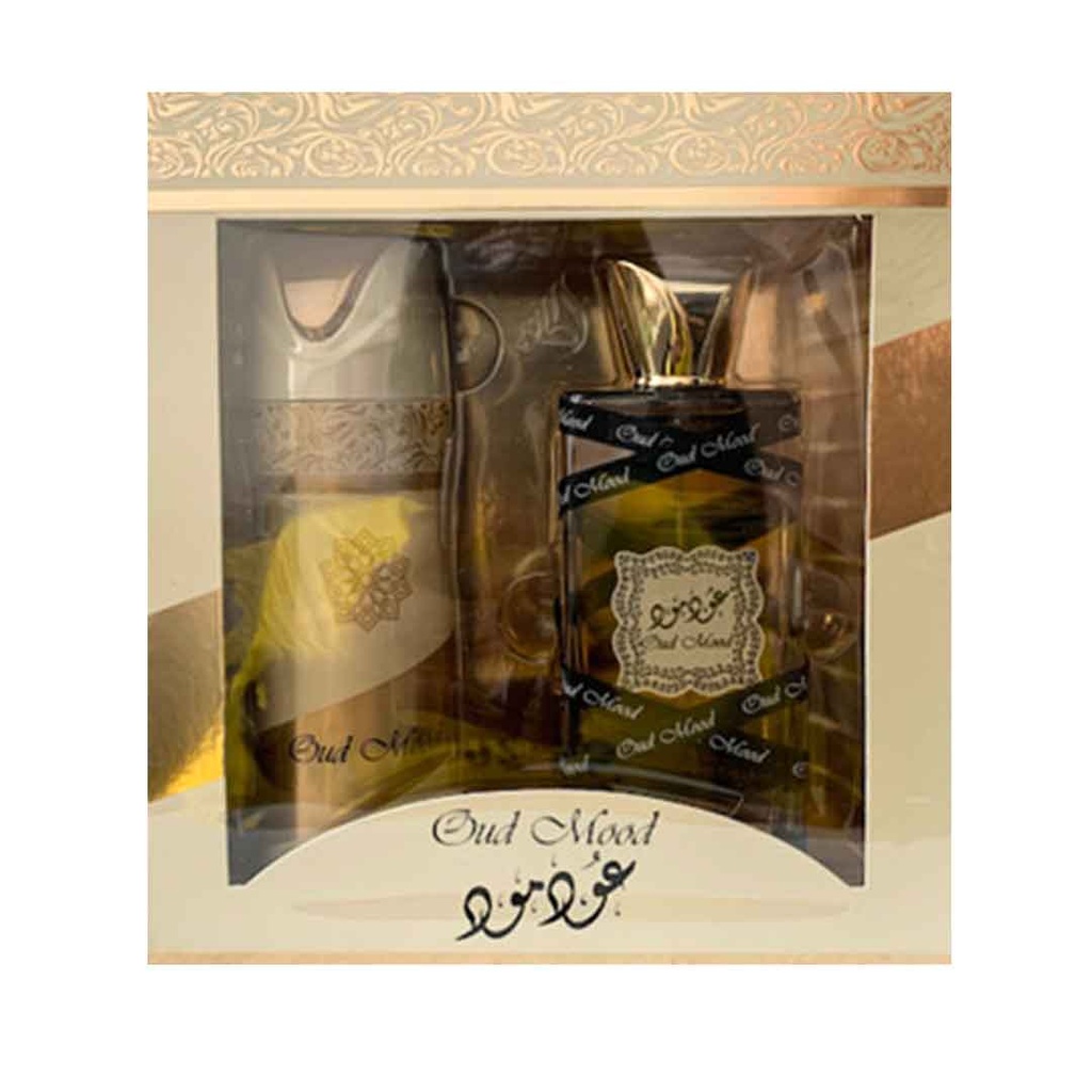 لطافة عود مود طقم - Lattafa Oud Mood Set (100ml+200ml)