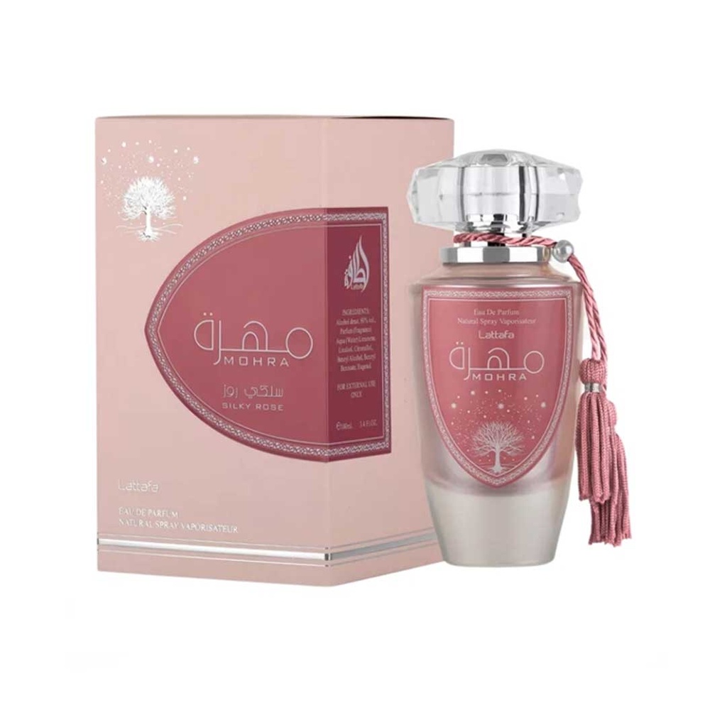 لطافة مهرة سلكى روز - Lattafa Mohra Silky Rose EDP-W (100ml)