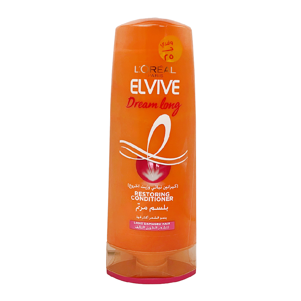 لوريال الفيف بلسم طول الاحلام وفري 25 جنية - Loreal Elvive Conditioner Dream Long Offer 25EGP (360ml)