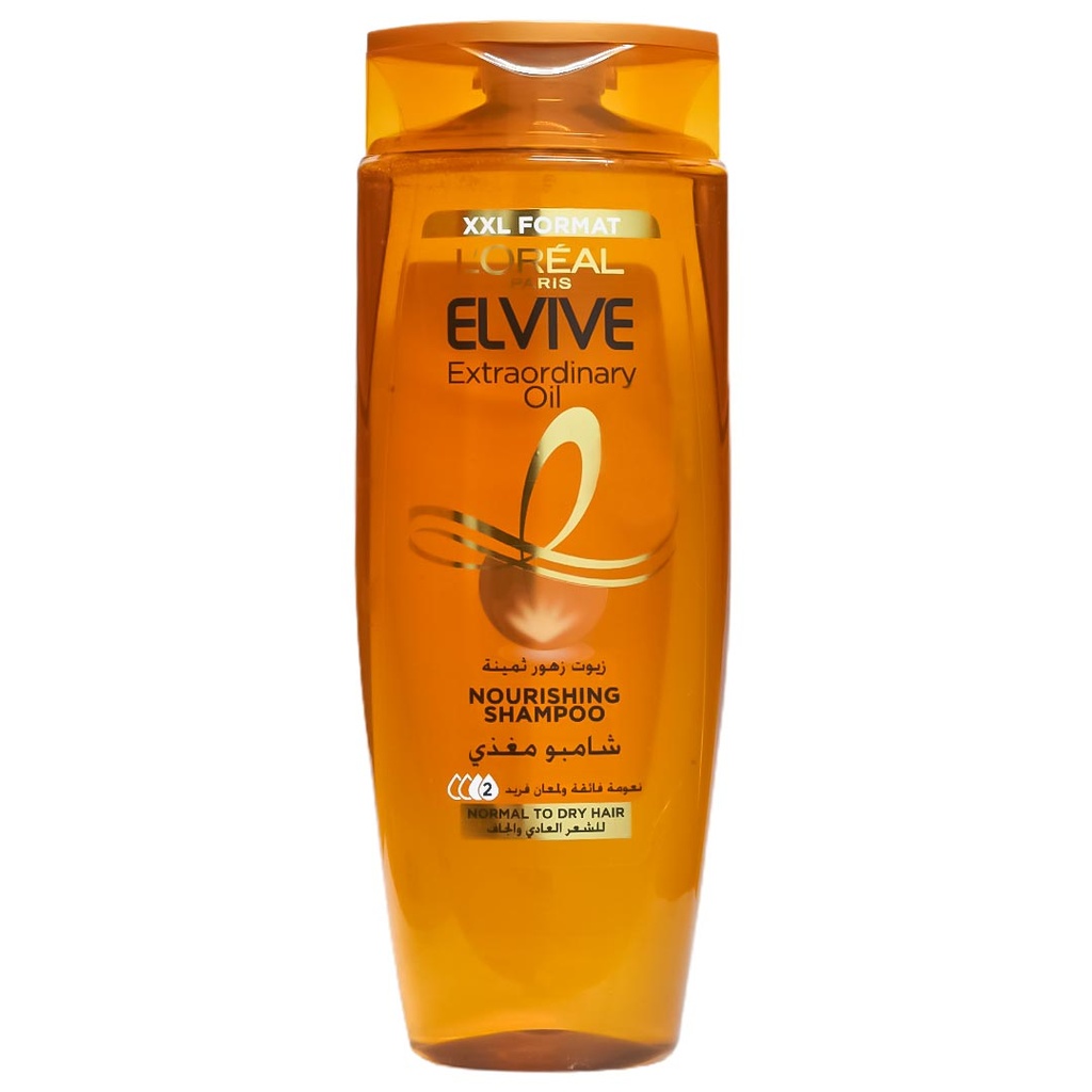 لوريال الفيف شامبو - Loreal Elvive Shampoo (400ml, Extraordinary oil, without)