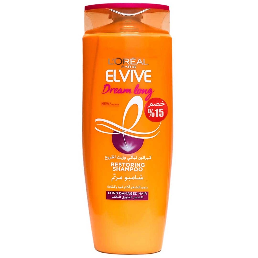 لوريال الفيف شامبو طول الاحلام - Loreal Elvive Shampoo Dream Long (400ml, discount 15%)