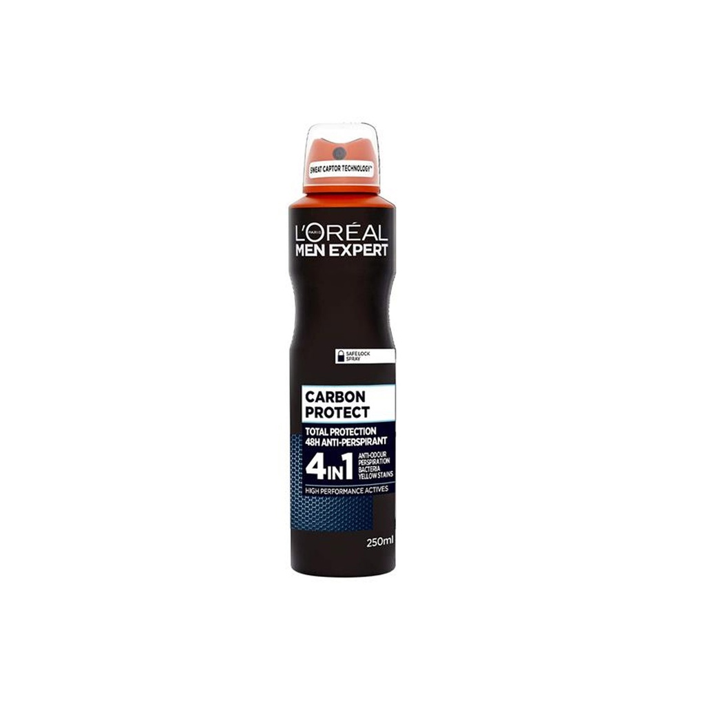 لوريال سبراى - Loreal Spray (men, 250ml, Carbon Protect)