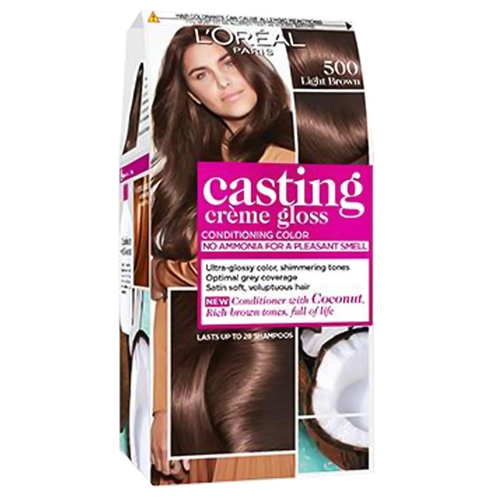 لوريال صبغة - Loreal Color (Casting, 48ml, without, light brown 500)
