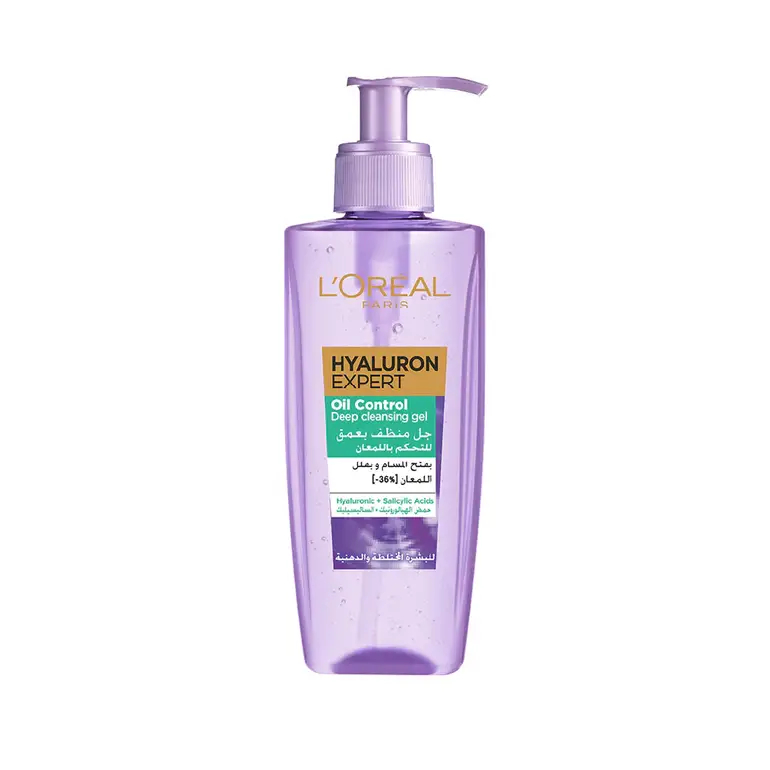 لوريال هيالورون اكسبرت جل منظف - Loreal Hyaluron Expert Gel Cleansing (200ml)