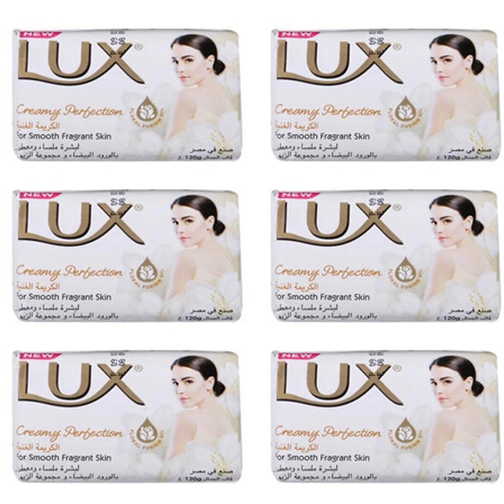 لوكس صابون - Lux Soap 115g 6Psc (115g, Rich cream, without)