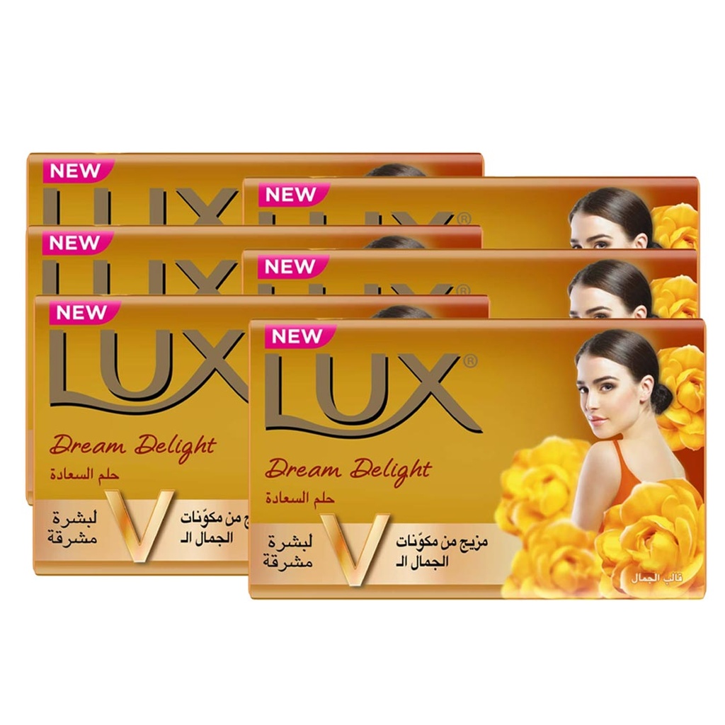 لوكس صابون - Lux Soap 120g 6Psc (120g, Dream Delight, without)