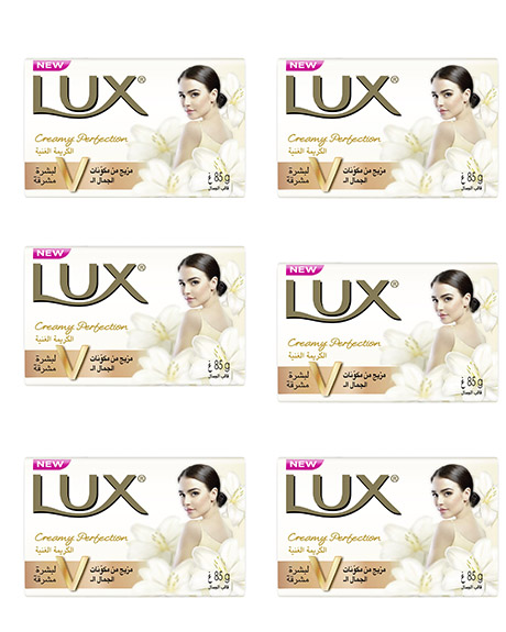لوكس صابون - Lux Soap 85g 6Psc (85g, Rich cream, without)