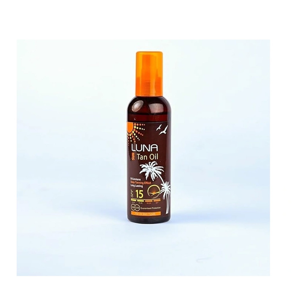 لونا صن تان اويل - Luna Sun Tan Oil (200ml, 15)