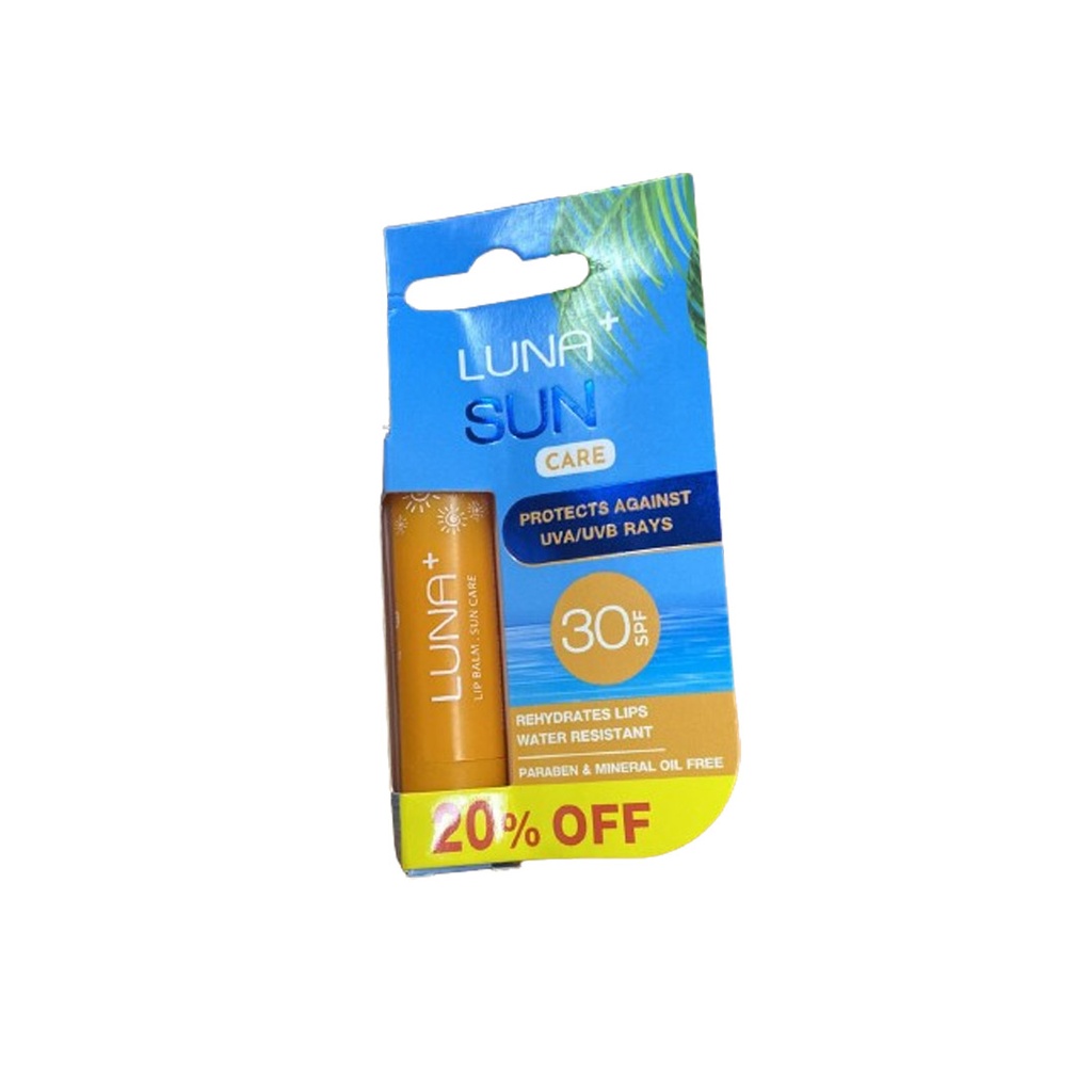 لونا مرطب شفاه صن كير خصم 20%- Luna Lip Care Sun Care Discount 20% (3.5g, 30)