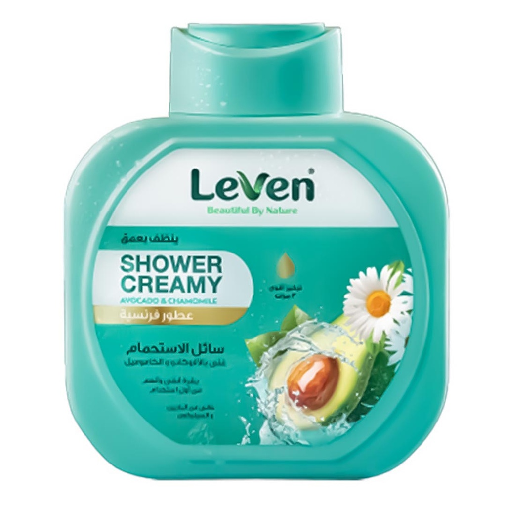 ليفين شاور كريمى - Leven Shower Creamy (750ml, Avocado&Chamomile)
