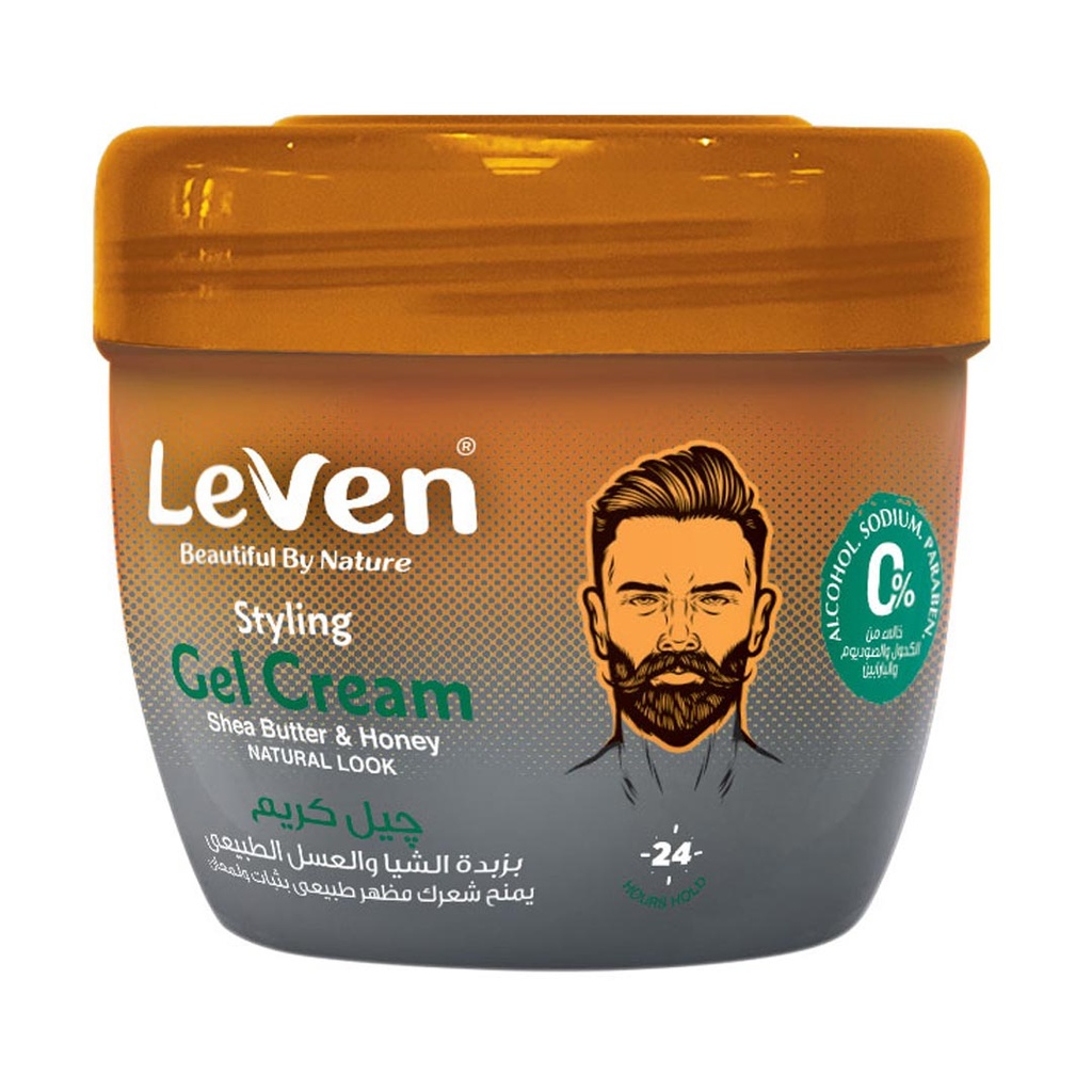 ليفين كريم جل - Leven Gel Cream (225ml, Shea Butter&Honey)