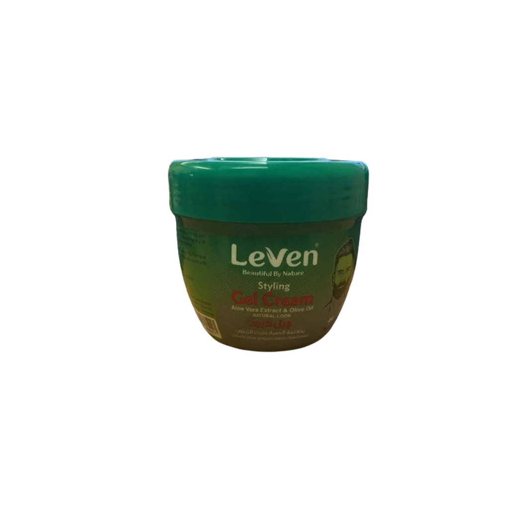 ليفين كريم جل - Leven Gel Cream (225ml, Aleovera&Olive)