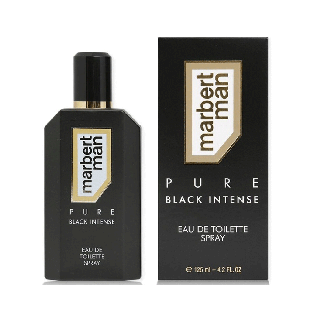 ماربرت مان بيور بلاك انتنس - Marbert Man Pure Black Intense EDT-M (125ml)