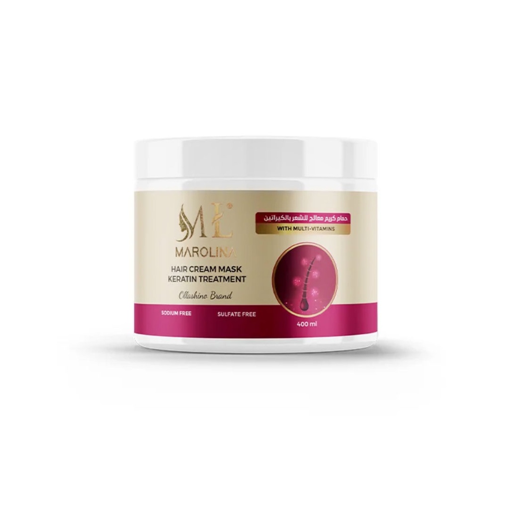 مارولينا حمام كريم كيراتين - Marolina Hair Cream Mask Keratin