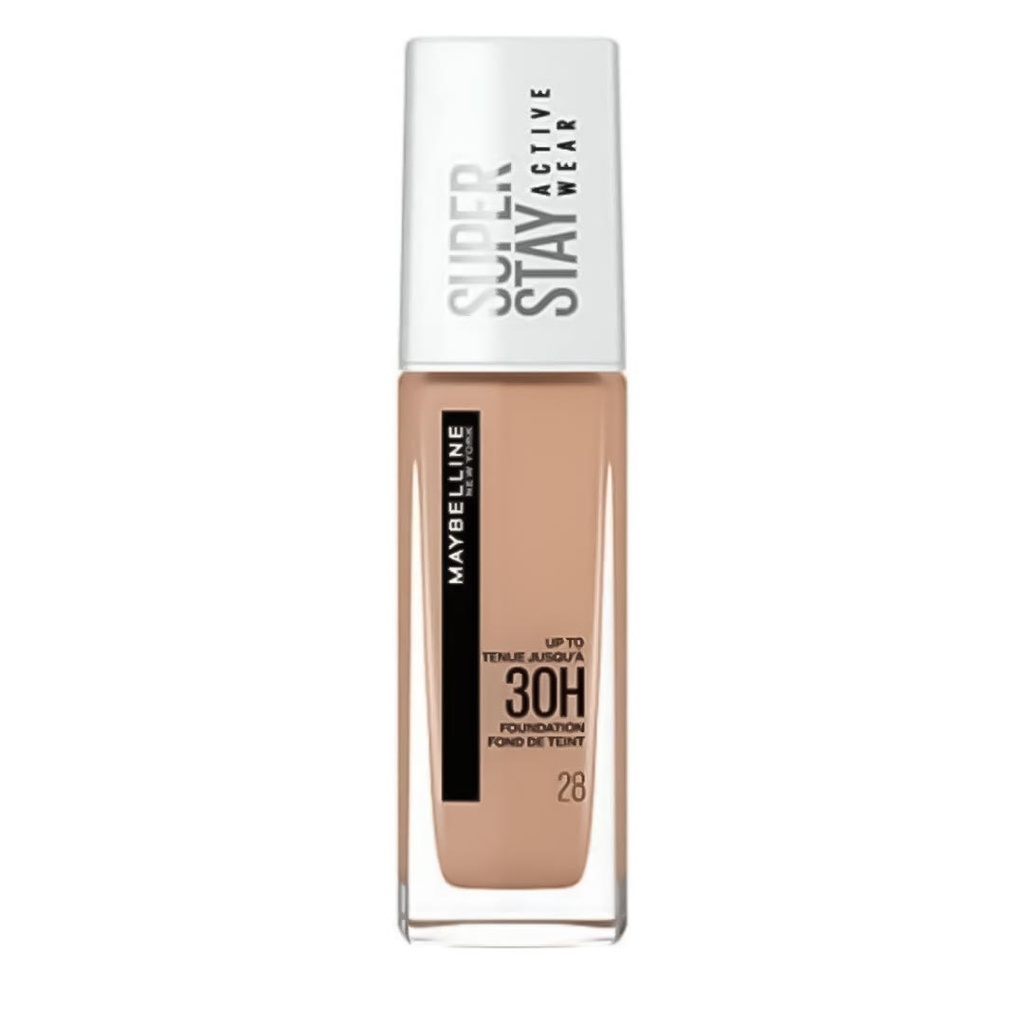 مايبلين سوبر ستاى اكتيف وير فونديشن - Maybelline Super Stay Active Wear Foundation (30ml, 28 Soft Beige Naturel)