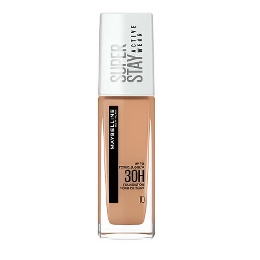 مايبلين سوبر ستاى اكتيف وير فونديشن - Maybelline Super Stay Active Wear Foundation (30ml, 10 Ivory Ivore)